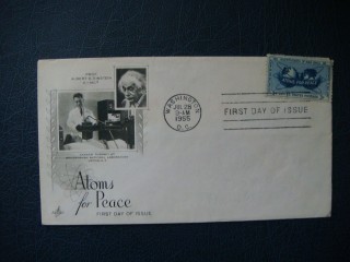 Фото марки США конверт 1955г FDC **