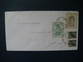 Фото марки Италия конверт 1975г (первый день гашения)