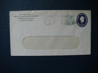 Фото марки США конверт 1959г FDC