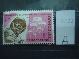 Конго 1965г фотография марки Фото марки Конго 1965г