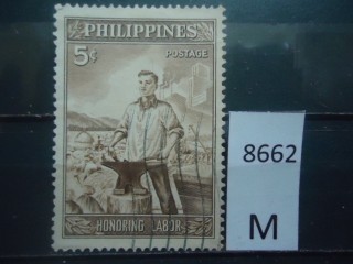 Фото марки Филиппины 1955г