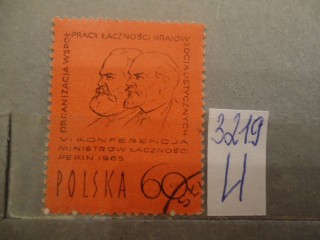 Фото марки Польша. 1965г