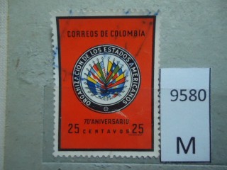 Фото марки Колумбия. 1962г