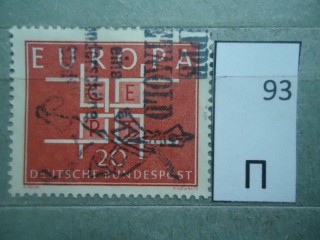 Фото марки Германия ФРГ 1963г