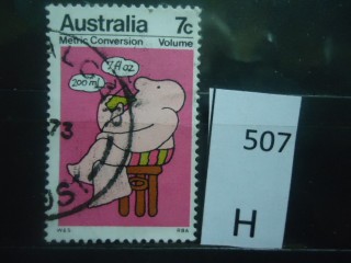 Фото марки Австралия 1973г