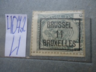 Фото марки Бельгия 1894г вырезка из конверта