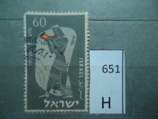 Фото марки Израиль 1955г