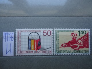 Фото марки Лихтенштейн 1988г серия **