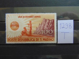 Фото марки Сан Марино марка 1946г **