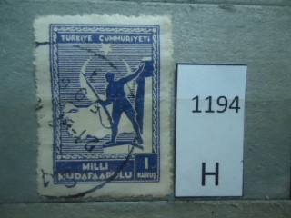 Фото марки Турция 1941г
