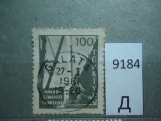 Фото марки Турция 1960г
