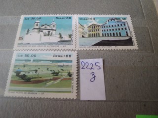 Фото марки Бразилия серия 1988г **