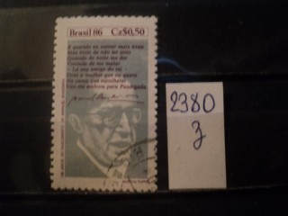 Фото марки Бразилия 1986г