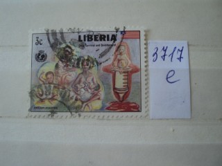 Фото марки Либерия 1988г