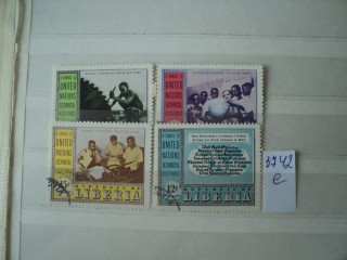 Фото марки Либерия серия 1954г