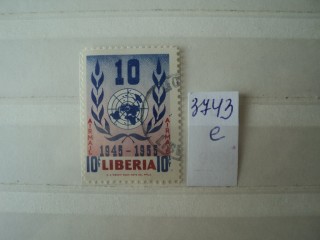 Фото марки Либерия 1955г