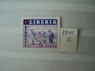 Фото марки Либерия 1955г *