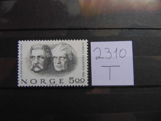 Фото марки Норвегия марка 1982г **