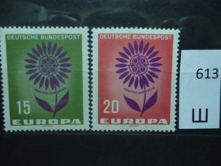 Фото марки Германия 1964г серия **