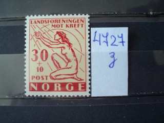 Фото марки Норвегия 1953г **