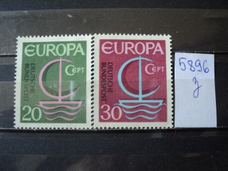 Фото марки Германия ФРГ серия 1966г **