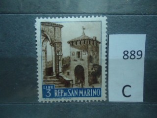 Фото марки Сан Марино 1957г *