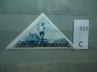 Фото марки Сан Марино 1953г *