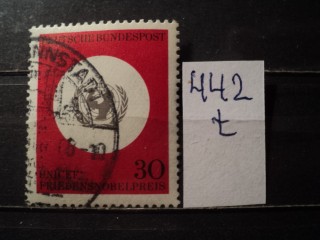 Фото марки Германия ФРГ 1966г