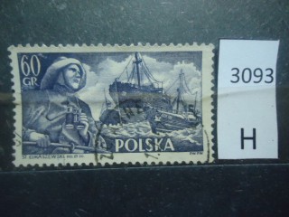 Фото марки Польша 1956г