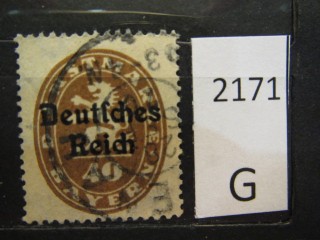 Фото марки Германия Бавария 1920г