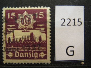 Фото марки Германия Данциг 1937г