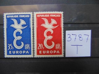 Фото марки Франция серия 1958г **