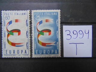 Фото марки Италия серия 1957г **
