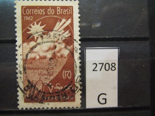 Фото марки Бразилия 1962г