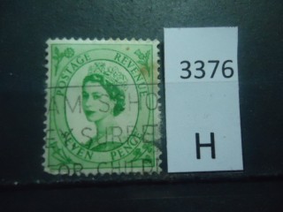 Фото марки Великобритания 1954г