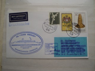 Фото марки Германия ФРГ Авиа конверт