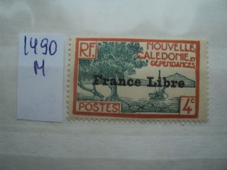 Фото марки Французская Новая Каледония 1941г *