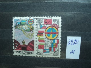 Фото марки Чехословакия сцепка