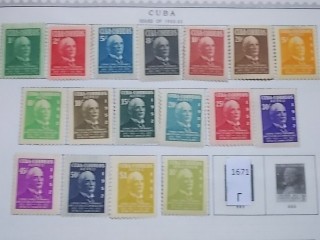Фото марки Куба 1952г серия *