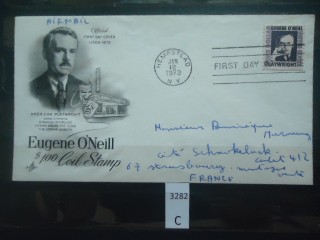 Фото марки США 1973г конверт
