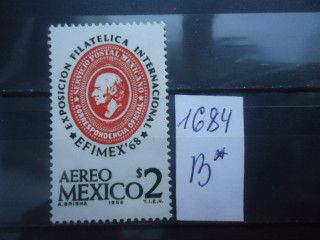 Фото марки Мексика 1968г **