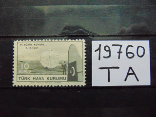Фото марки Турция 1957г **