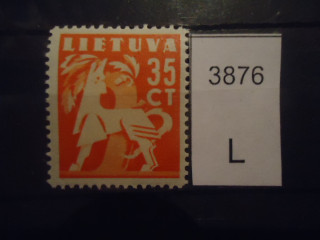 Фото марки Литва 1940г **