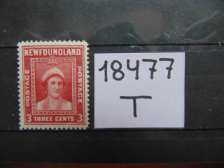 Фото марки Британский Ньюфаундленд 1938г **