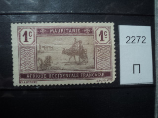 Фото марки Франц. Мавритания *