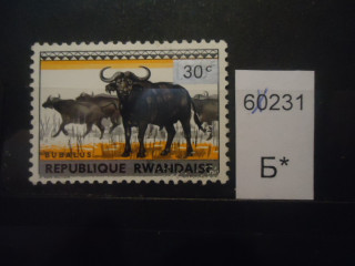 Фото марки Руанда 1964г **