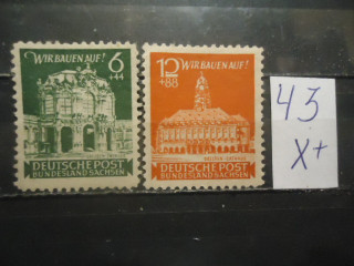 Германия 1946г * фотография марки Фото марки Германия 1946г *
