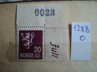 Фото марки Норвегия 1923г **