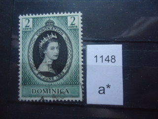 Фото марки Брит. Доминика 1953г