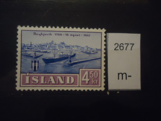Фото марки Исландия 1961г
